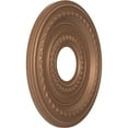 thumbnail image 2 of Ekena Millwork 13"OD x 3 1/2"ID x 3/4"P Cole Thermoformed PVC Ceiling Medallion (Fits Canopies up to 4 1/4"), Aged Copper, 2 of 5