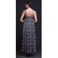 thumbnail image 4 of Bimba Robe Longue Décontractée en Rayonne Florale pour Femmes Bretelles Spaghetti Maxi Robe d'Été-grande, 4 of 4