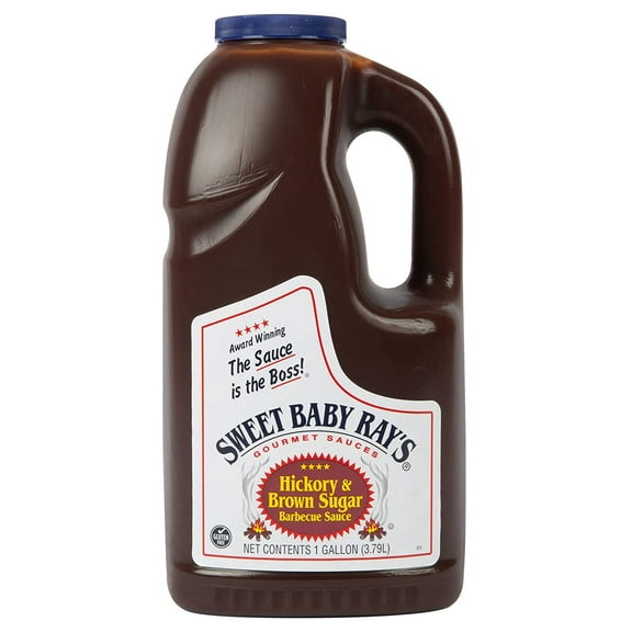Sweet Baby Ray's Hickory & Brown Sugar | BBQ Barbecue Sauce | Kosher | Gluten-Free | 1 Gallon