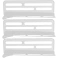 thumbnail image 1 of GOOHOCHY Divisor de puerta lateral de refrigerador, 3 unidades, ajustable, organizador de refrigerador, tablero divisor de alimentos de plástico., 1 of 7