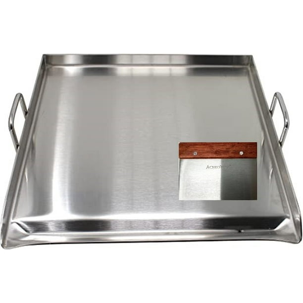 Stainless Steel Square GriddleFlat Top GrillPlancha20"x20" inch