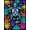 Blue, Pattern 2, variant on ODIKA 4'x6' Machine Washable Non-Slip Area Rug, Vibrant Underwater Coral Reef Latch Hook High Traffic Rug, Blue, 640236