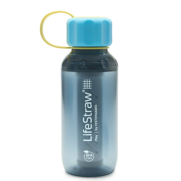 LifeStraw Play Kid's 10 Ounce Water Bottle with Filter for Traveling