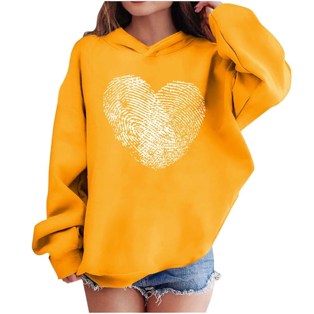 Sudadera con capucha y estampado de corazón de San Valentín, sudadera de manga larga para niños y niñas, chaqueta para niñas de talla mediana y grande.