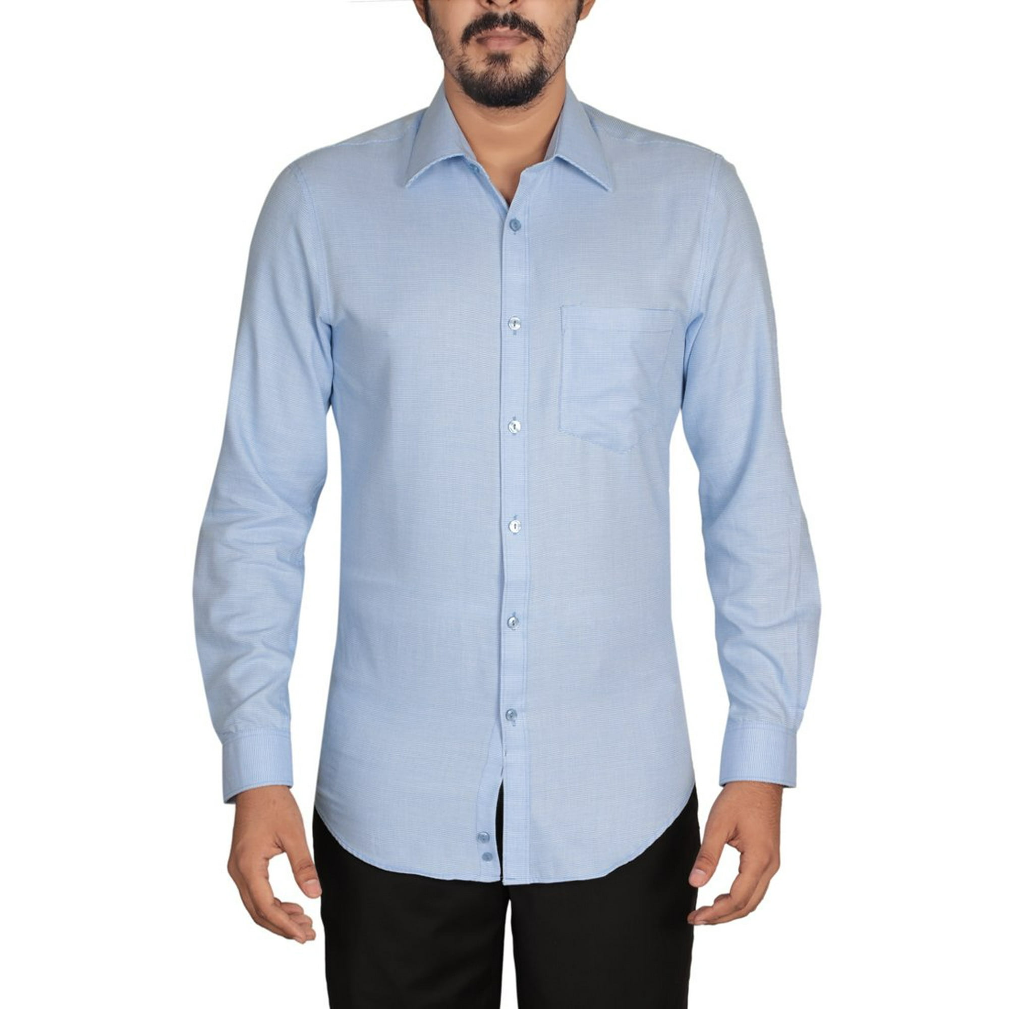 Light blue dress shirt walmart on sale