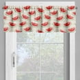 thumbnail image 2 of Ambesonne Fruits Window Valance, Watercolor Watermelons, 54" X 12", Cream Red Jade Green, 2 of 5