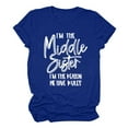 thumbnail image 7 of Fesfesfes Essentials Shirt Women Funny Printed Pattern Casual Fashion Soild Color Short Sleeve Tops Blouse Short Sleeve T Shirt S(US:4), 7 of 7