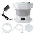 thumbnail image 2 of Compact Miniature Laundry Washer, 8L Foldable Washer Spin Dryer, Portable Washing Machine, Small Daily Laundry for Underwear Baby Clothes, 2 of 7