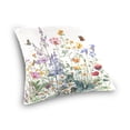 thumbnail image 3 of Fall Decor House Decor Pillow Covers 16*16in Crystal Velvet Sofa Cover Soft and Comfortable Shrink-Resistant Holiday Gifts Flowery Butterfly, 3 of 7