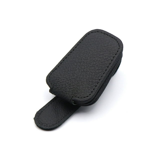 Riwesomey Gafas de coche Clip Gafas de sol universales Estuche de almacenamiento de anteojos Interior del automóvil Boleto Llavero Suministros Type3 NO3