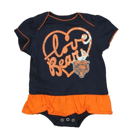 

Pre-owned NFL Girls Blue | Orange | Bears Onesie size: 6-9 Months