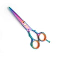 thumbnail image 2 of Ciseaux de coiffeur à poignée symétrique en acier inoxydable, design ergonomique, ciseaux de coupe de cheveux professionnels pour salon, 2 of 4