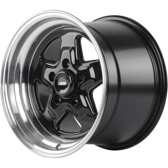 JEGS 66187 Sport Star 5-Spoke Wheel Size: 15 x 10 Bolt Pattern: 5 x 4.50 Back Sp