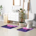 thumbnail image 6 of Yayeee Bath Rug for Bathroom Floor Non Slip Contour Fluffy Soft Absorbent Mat, 20"x24", White Cat Walking, 6 of 7