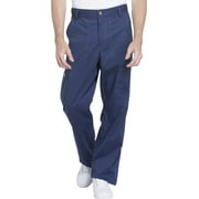 Dickies Essence Medical Scrubs Pant for Men Drawstring Zip Fly Plus Size DK160, 2XL, Navy