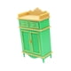 thumbnail image 1 of Miniatura de casa de muñecas a escala 1/12, mueble en miniatura, ligero, pequeña casa de muñecas. Oro verde, 1 of 9