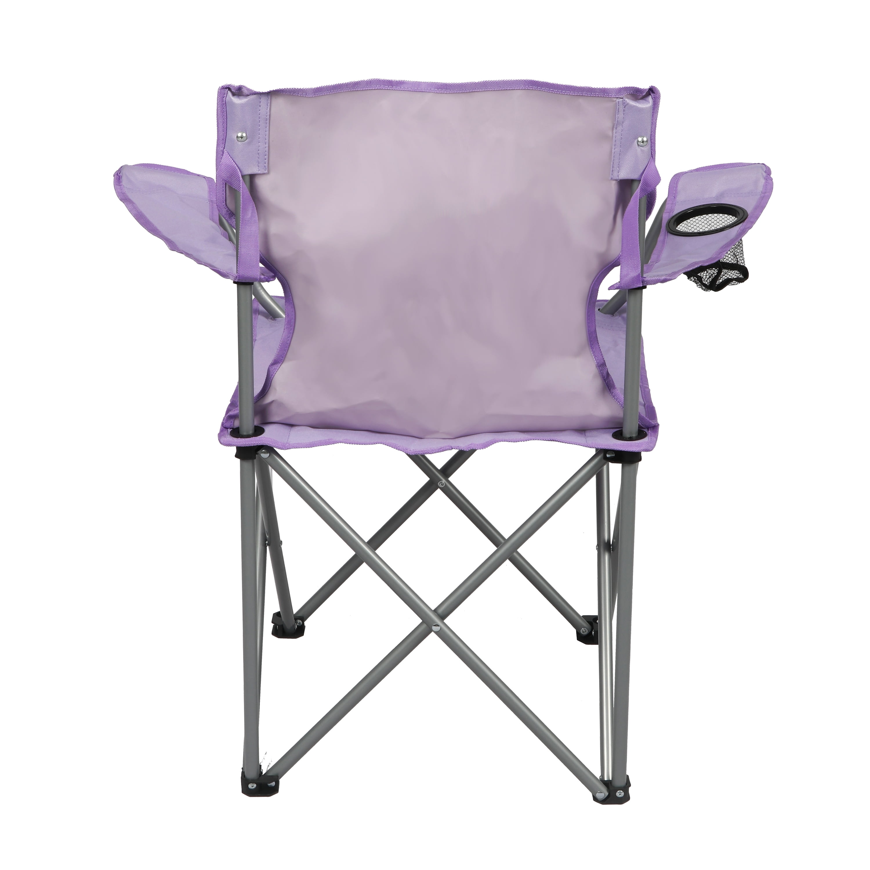 Ozark Trail Adult Basic Quad Folding Camp Chair with Cup Holder Lavender Walmart