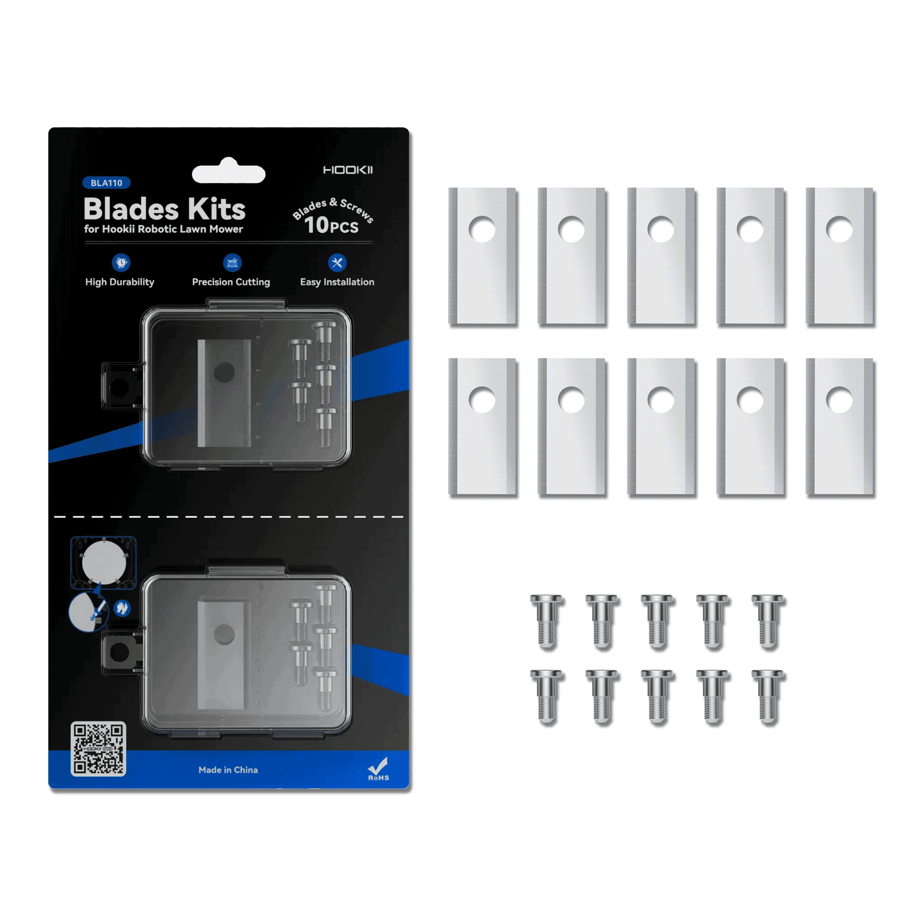 HOOKII Original Blades & Blade Disc Kit For Neomow X Series Robotic Lawn Mowers