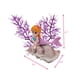 thumbnail image 3 of Adorno decorativo para pecera de sirena, figuritas de sirena en miniatura con pez de algas marinas de imitación, compañero de juego para pecera, 3 of 5