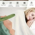 thumbnail image 3 of JRXY Flannel Fleece Blanket Cactus in the Desert Anti-Pilling Soft Cozy Lightweight Durable White, 3 of 6