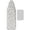 Pure Grey, variant on LINFANG Ironing Board Cover, Thick Padding Coated Scorch and Stain Resistant Replacement Iron Board Cover with Elastic Edge,55" x 19.6"(Ironing Board not included)