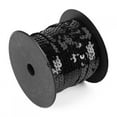 thumbnail image 1 of DIY 100 Yards 6mm Fil à Coudre Brillant Rond à Sequins Accessoire (Noir), 1 of 8