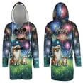 thumbnail image 3 of Happy New Year Chihuahua Family Cheer Winter Midnight Firework All Over Print 3D Hooded Duffle Toggle Coat Dog Lover Gifts Idea - 02025, 3 of 6