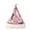 EW49_Pink, variant on Lumtrix Sequin Santa Hat Color Block Christmas Celebration Hats For Adults Funny Xmas Headwear, Party Accessory Red One size