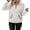 White, variant on Hvyesh Sweatshirt for Women Half Zip Sherpa Hoodies Casual Solid Color Fleece Pullover Sweatshirts 2025 Fall Winter Clothes