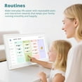 thumbnail image 2 of KABB Calendar: 15-inch Digital Calendar & Chore Chart, Smart Touchscreen Interactive Display for Family Schedules – Wall Mount Included, Great for Organizing Your 2026 Calendar, 2 of 8