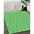 thumbnail image 2 of Ahgly Company Indoor Round Patterned Jade Green Area Rugs, 6' Round, 2 of 6