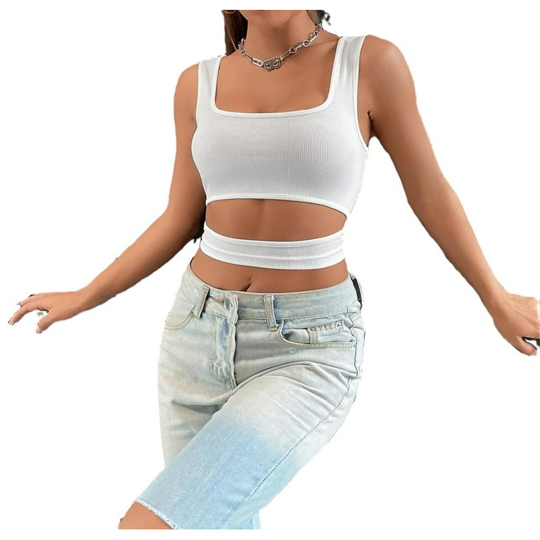 MNBCCXC Cute Sexy Tops For Women Women'S Tanks & Camis Womens Camisole Tank  Tops Women Trendy Tops Low Price Items Under 5 Dollars Clearance Under 10  Dollars Overstock Items Clearance All Prime