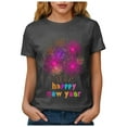 thumbnail image 6 of felwors Happy New Year Shirt for Women 2026 New Years Eve T-Shirt Countdown Fireworks Holiday Party Tops(Grey, M), 6 of 8