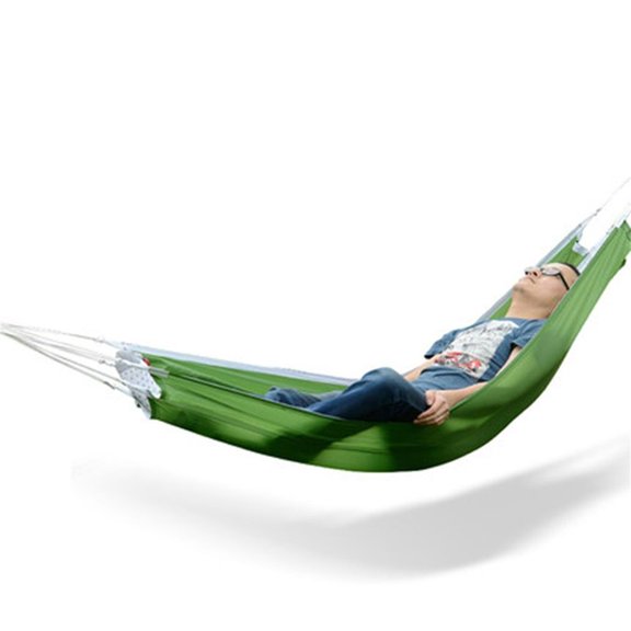 Single People Fabric Hammock Outdoor Leisure Parachute Hammock Camping Tent