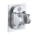 thumbnail image 1 of Juego de 2 soportes de ducha de pared (plateado), 1 of 5