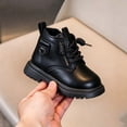 thumbnail image 6 of LvhaoGJOB Kids' Ankle Boots - Lace-Up Design, Side Zipper & Thick Platform Sole, 6 of 9