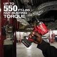 thumbnail image 3 of Llave de impacto Milwaukee M12 FUELTRADE compacta 3/8", 3 of 9
