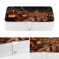 thumbnail image 4 of Christmas Portable PU Leather Earring Holder Organizer with Removable Compartment and Storage Box, 4 of 6