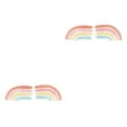 thumbnail image 3 of Transemion 2pack/lot Cheerful With Rainbow Wall Stickers Safe And Dependable LGWS020 2Set, 3 of 6