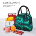 thumbnail image 5 of Rocae Northern Lights for Leakproof Lunch Box for Adults, Wide Opening Lunch Tote Bag, Reusable Lunch Cooler Bag, 5 of 6