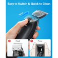 thumbnail image 4 of YBQF Hair Clippers for Men - Cordless 2 in 1 Versatile Hair Trimmer with ABS Guards, 2 Detachable Blades & Turbo Motor, Professional Haircutting Kits for Blending & Fade Cuts, 4 of 5