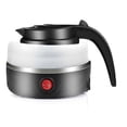 thumbnail image 1 of Foldable Kettle, 600ml Camping Kettle Mini Travel Kettle Foldable Silicone Kettle with Folding Cups, 1 of 4