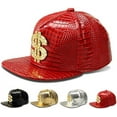 thumbnail image 4 of Hip Hop Hat,Flat-Brimmed Hat,Rock Cap,Adjustable Snapback Hat for Men and Women, 4 of 9