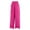 Hot Pink, variant on Fancifize Girl's Lightweight Cargo Pants Elastic Waist Loose Wide Leg Long Trousers with Pocket Causal Baggy Pants Teen 5-16Y