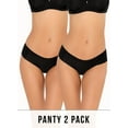 thumbnail image 2 of Smart & Sexy Women's No-Show Hipster Panty , 2-Pack, Style-SA1368, 2 of 4