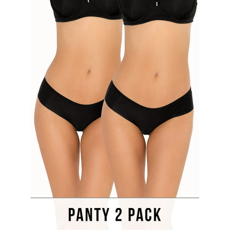Smart & Sexy Women's No-Show Hipster Panty , 2-Pack, Style-SA1368 