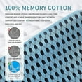 thumbnail image 3 of Lumbar Support Pillow Ergonomic Memory Foam Lumbar Pillow, Relieve Back Pain, CMFY Breathable & Detachable & Washable, Perfect Back Pillow for Office Chairs, Car Seats, Beds (Blue), 3 of 6