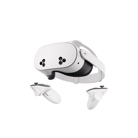 Meta - Quest 3S 128GB | Virtual Reality Headset Without Wires — Thirty-Three Percent More Memory — 2X Graphical Processing - White