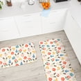 thumbnail image 6 of Apache Mills Cushion Comfort Multi-Color Folk Art Chickens Kitchen Anti-Fatigue Mat, 18" x 30" & 20" x 41", 2 pack, 6 of 16