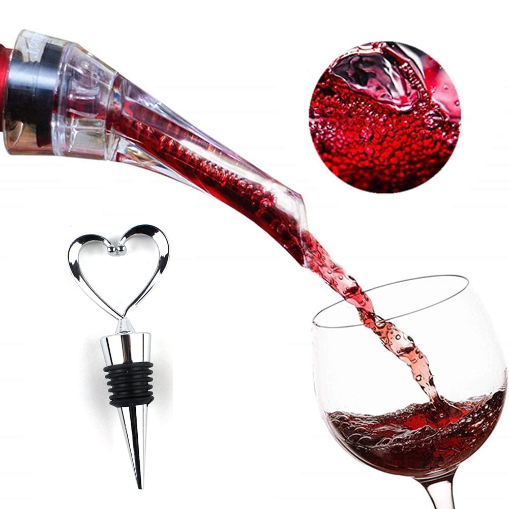 Quality White Red Wine Aerator pour Spout Bottle Pourer Aerating Decanter Y2X9 